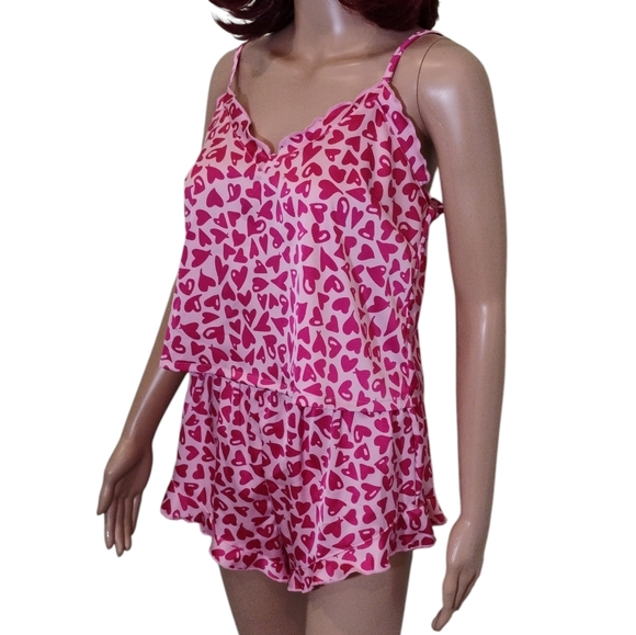 Colsie Silk Valentine Sleep Set - Size Small - New With Tags - Picture 2 of 9